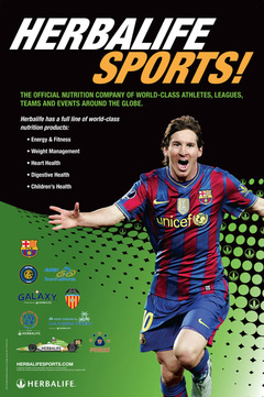 Herbalife Official Nutrition Sponsor for Lionell Messi & FC Barcelone